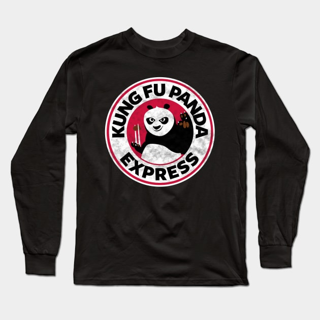 Kung Fu Panda Express Long Sleeve T-Shirt by Ellador